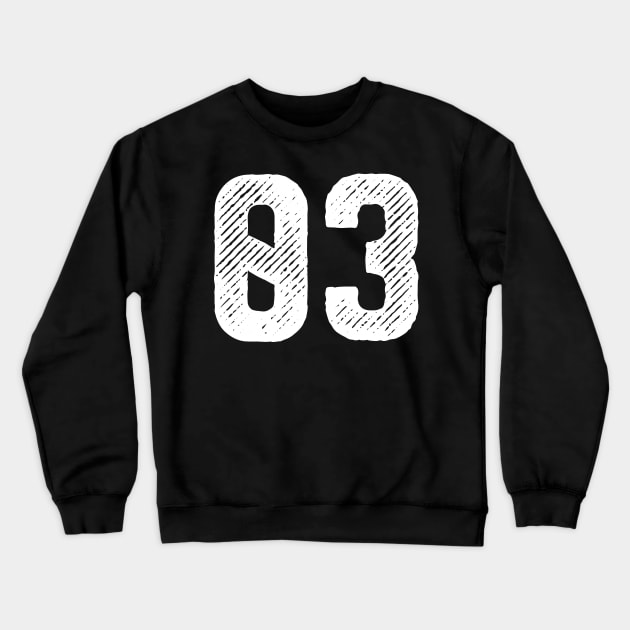 Rough Number 03 Crewneck Sweatshirt by colorsplash